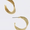 TRENDY Wholesale Jewelry Enamel Twisted Hoop Earrings - Stylish & Lightweight Earrings for Women 1 TRENDY Wholesale Jewelry Enamel Twisted Hoop Earrings