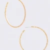 TRENDY Wholesale Lightweight CZ Hoop Earrings