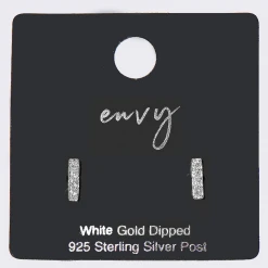 TRENDY Wholesale Gold Dipped Bar Studs Jewelry