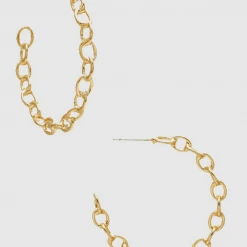 Trendy Wholesale Chain Link Hoop Earrings