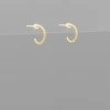 Golden Stella Jewelry Mini Textured Huggie Hoops