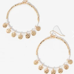 TRENDY Wholesale Seed Bead Round Charm Dangle Drop Earrings Jewelry