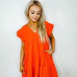 Entro Cassidy Tiered Babydoll Dress