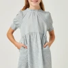 Hayden Tween Seersucker Gingham Dress | Stylish Swank Tween Outfit 2 Hayden Tween Seersucker Gingham Dress Swank Tween