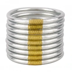 Budha Girl Silver All Weather Bangles Jewelry