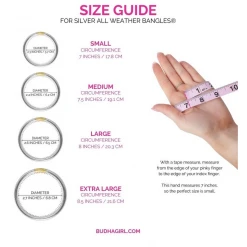 Budha Girl Silver All Weather Bangles Jewelry