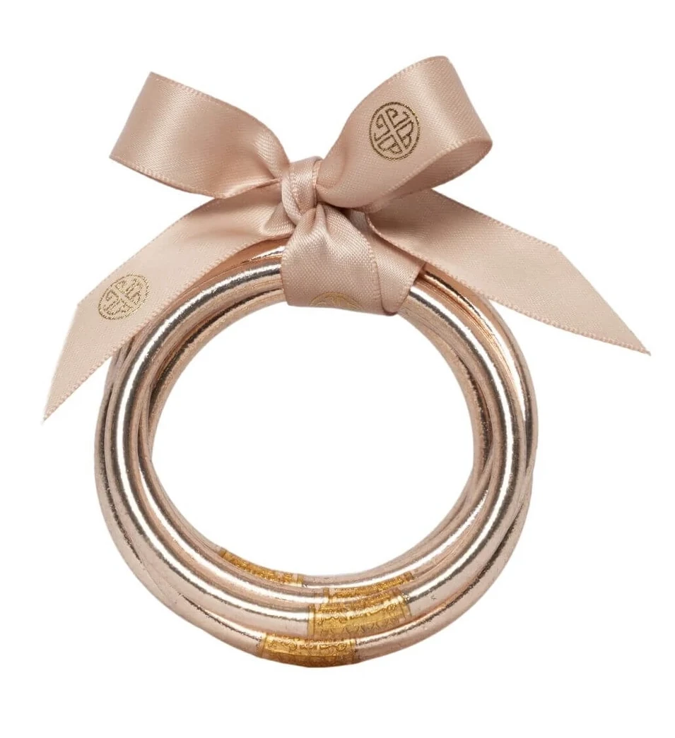 Buddha Girl Champagne All Weather Bangles - Stylish Jewelry for Women 4 Jewelry Budha Girl Champagne All Weather Bangles