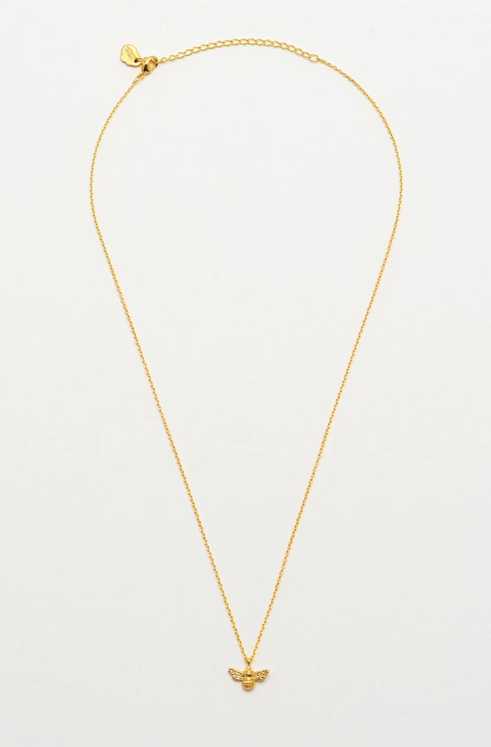Estella Bartlett Bee Necklace - Elegant Gold-Plated Bee Pendant Necklace for Women 3 Estella Bartlett Bee Necklace