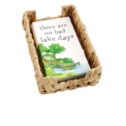 Mudpie Lake Guest Towel Basket Set