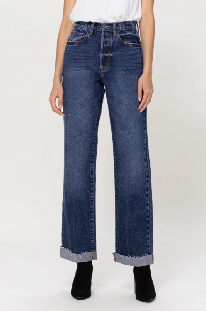 Cello Kendall High Rise Dad Jeans for Women - Vintage Denim Pants, Comfort Fit, High Waist Jeans 3 Cello Kendall High Rise Dad Jeans Bottoms