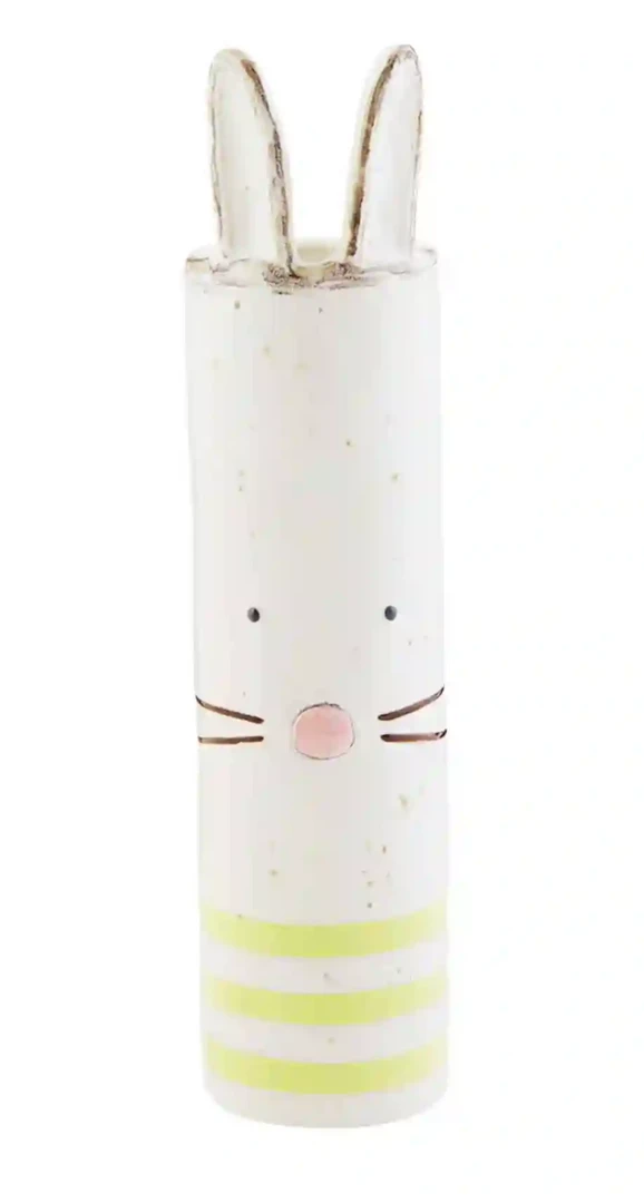 Mud Pie Lifestyle Striped Bunny Bud Vase - Charming Home Decor 3 Mud Pie Lifestyle Striped Bunny Bud Vase