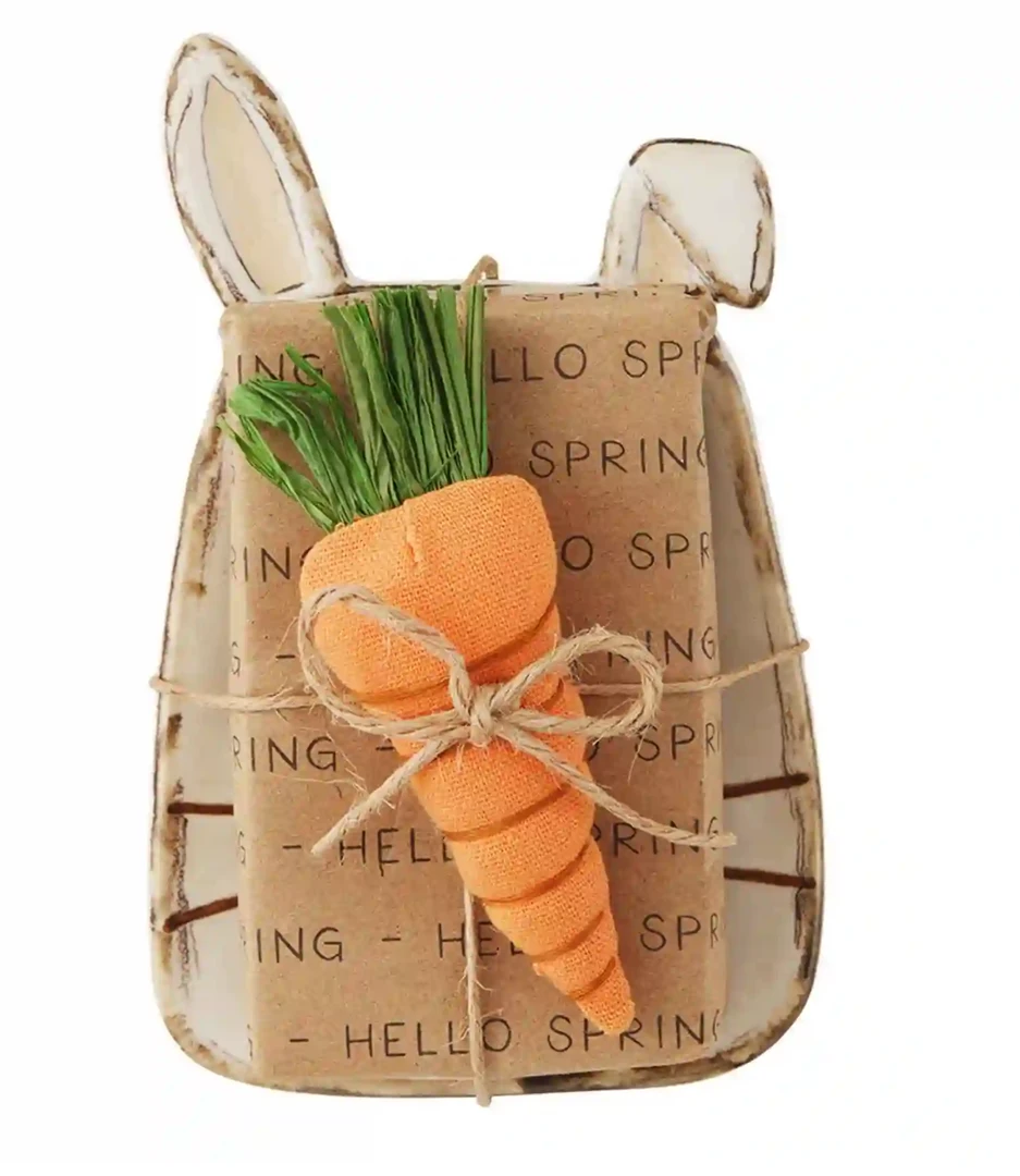 Mud Pie Carrot Dish Soap Set - Unique Kitchen Gift for Home & Lifestyle 3 Mud Pie Carrot Dish Soap Set