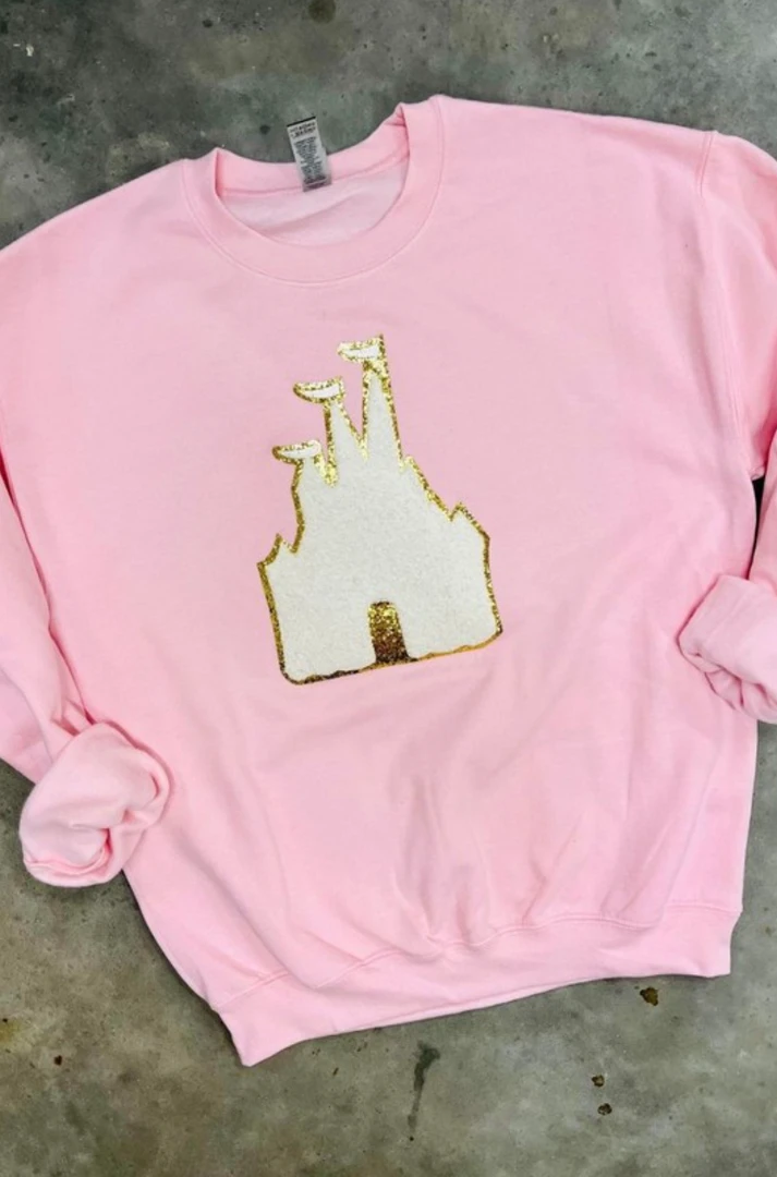 Dash Forward Tops Castle Patch Sweatshirt - Cozy Outerwear for Men & Women 3 Dash Forward Tops Castle Patch Sweatshirt