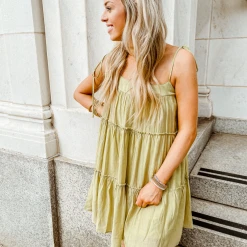 Emory Park Honey Tiered Babydoll Dress Dresses