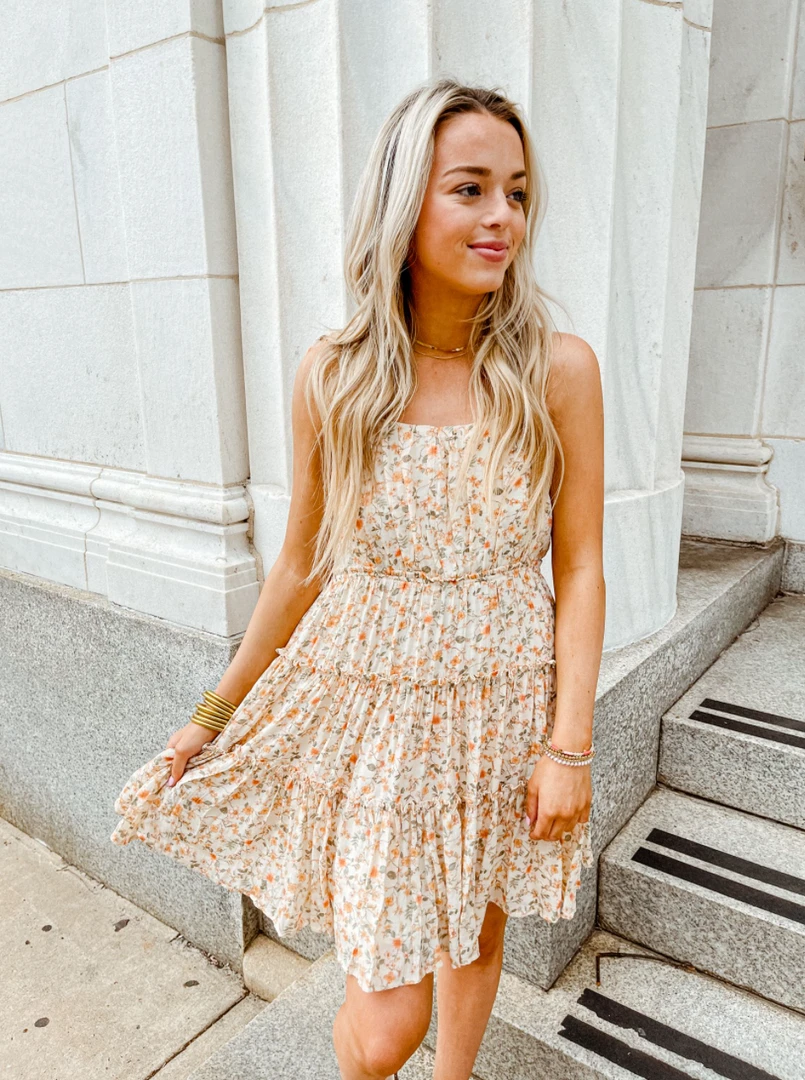 Blu Pepper Gabby Flowy Floral Dress - Women's Summer Boho Maxi Dress 3 Blu Pepper Dresses Gabby Flowy Floral Dress