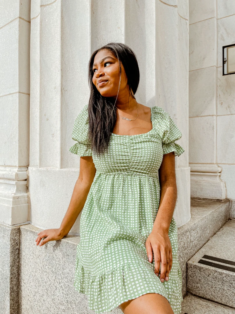 Very J Carson Ruffle Hem Dress - Elegant Women's Dress for Casual & Formal Wear 3 Very J Carson Ruffle Hem Dress