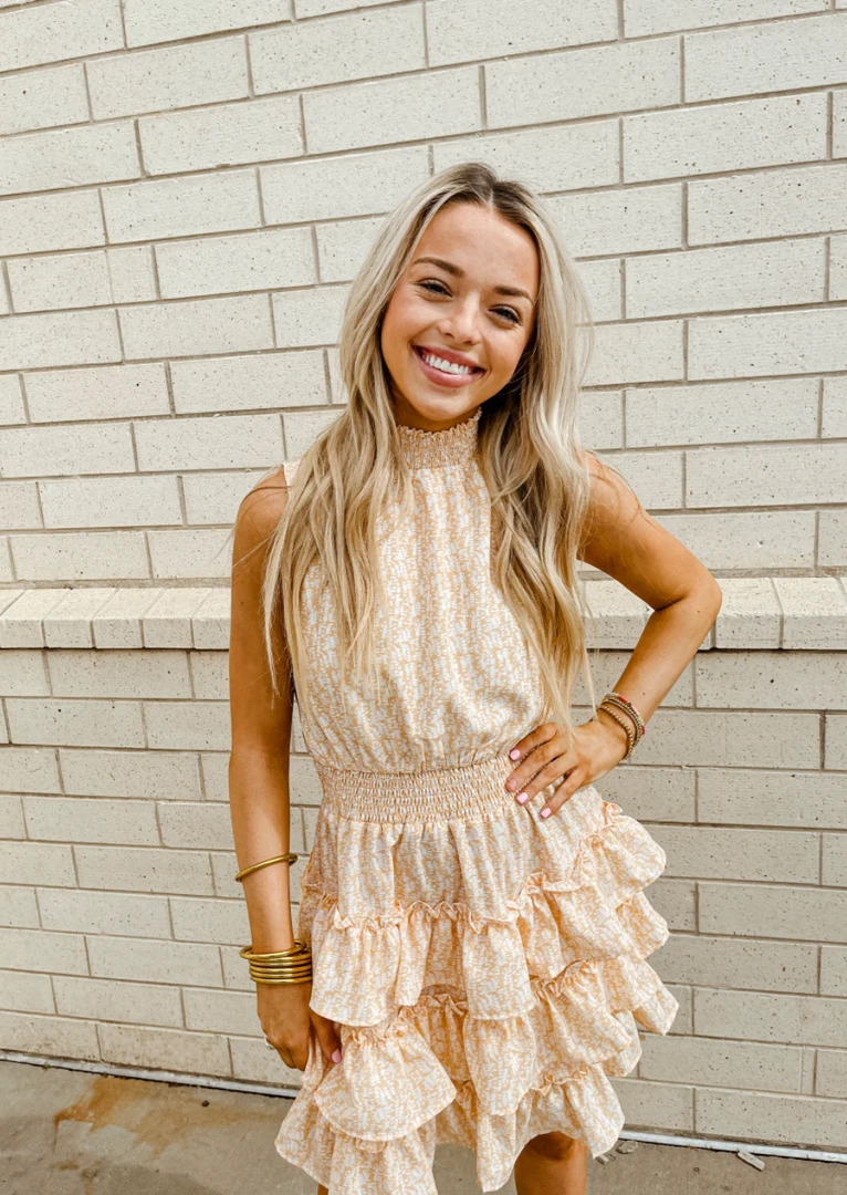 Glam Dresses Brittany Floral Smocked Dress - Women's Summer Floral Print Dress 3 Glam Dresses Brittany Floral Smocked Dress