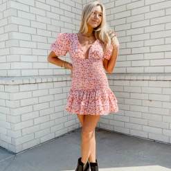 Lena Dresses Leslie Floral Smocked Dress