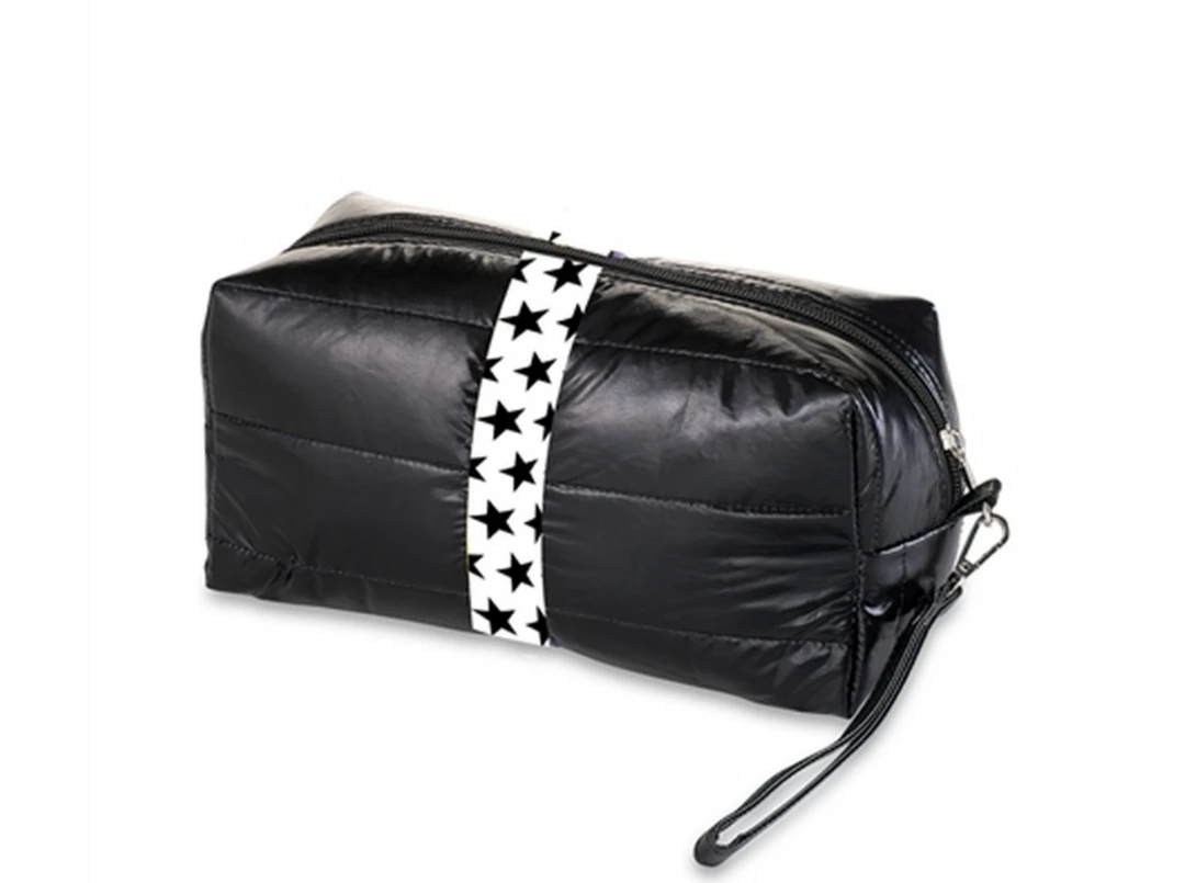 Top Trenz Puffer Cosmetic Bag - Stylish & Functional Lifestyle Accessory 4 Top Trenz Puffer Cosmetic Bag Lifestyle