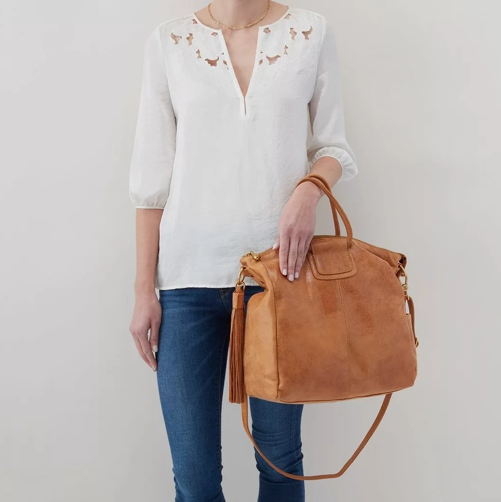 HOBO Sheila Large Satchel Hobo Bag - Stylish & Spacious Handbag for Women 5 HOBO Sheila Large Satchel Hobo Bags