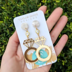 Taylor Shaye Jewelry Put A Ring On It Earrings