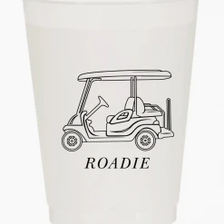 Sip Hip Hooray Golf Cart Roadie Reusable Cup - Set Of 10 Lifestyle