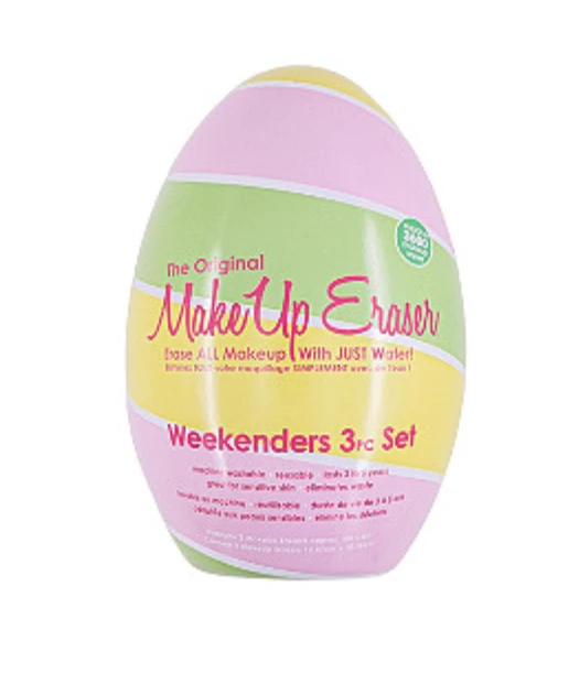 Lifestyle Original Makeup Eraser Easter Egg Weekenders Set - Reusable Makeup Remover Cloth & Travel Essentials 3 Lifestyle Original Makeup Eraser Easter Egg Weekenders Set