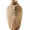 Mudpie Lifestyle Cross Paulownia Beaded Vase
