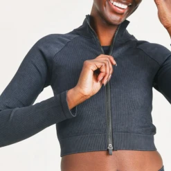 Mono B Work It Cropped Active Jacket