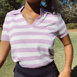 White Birch Dana Striped Top Tops