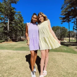 &Merci Dresses Florence Gingham Mini Dress