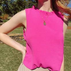 Mittoshop Caroline Ruffle Neck Blouse