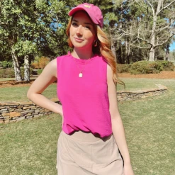 Mittoshop Caroline Ruffle Neck Blouse - Plus Size Sleeveless Top for Women 11 Mittoshop Caroline Ruffle Neck Blouse