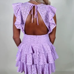 Idem Ditto Jamie Eyelet Ruffle Dress - Elegant Women's Summer Dress 15 Idem Ditto Jamie Eyelet Ruffle Dress Dresses