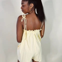 HYFVE Berry Ruffle Romper - Stylish Women's Romper for Summer | Casual & Comfortable 12 HYFVE Berry Ruffle Romper Rompers