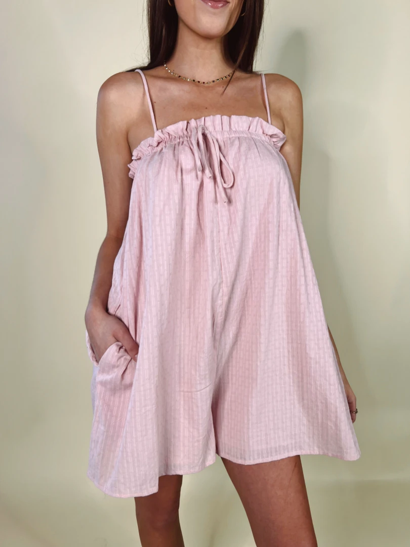 HYFVE Berry Ruffle Romper - Stylish Women's Romper for Summer | Casual & Comfortable 3 HYFVE Berry Ruffle Romper Rompers