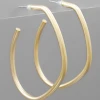 Golden Stella Jewelry Geometric Hoops - Stylish Gold-Tone Earrings for Women 2 Golden Stella Jewelry Geometric Hoops