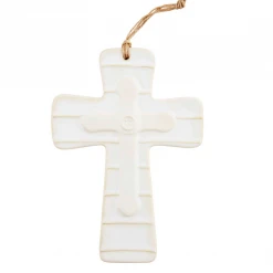 Mudpie Large Layered Stoneware Cross