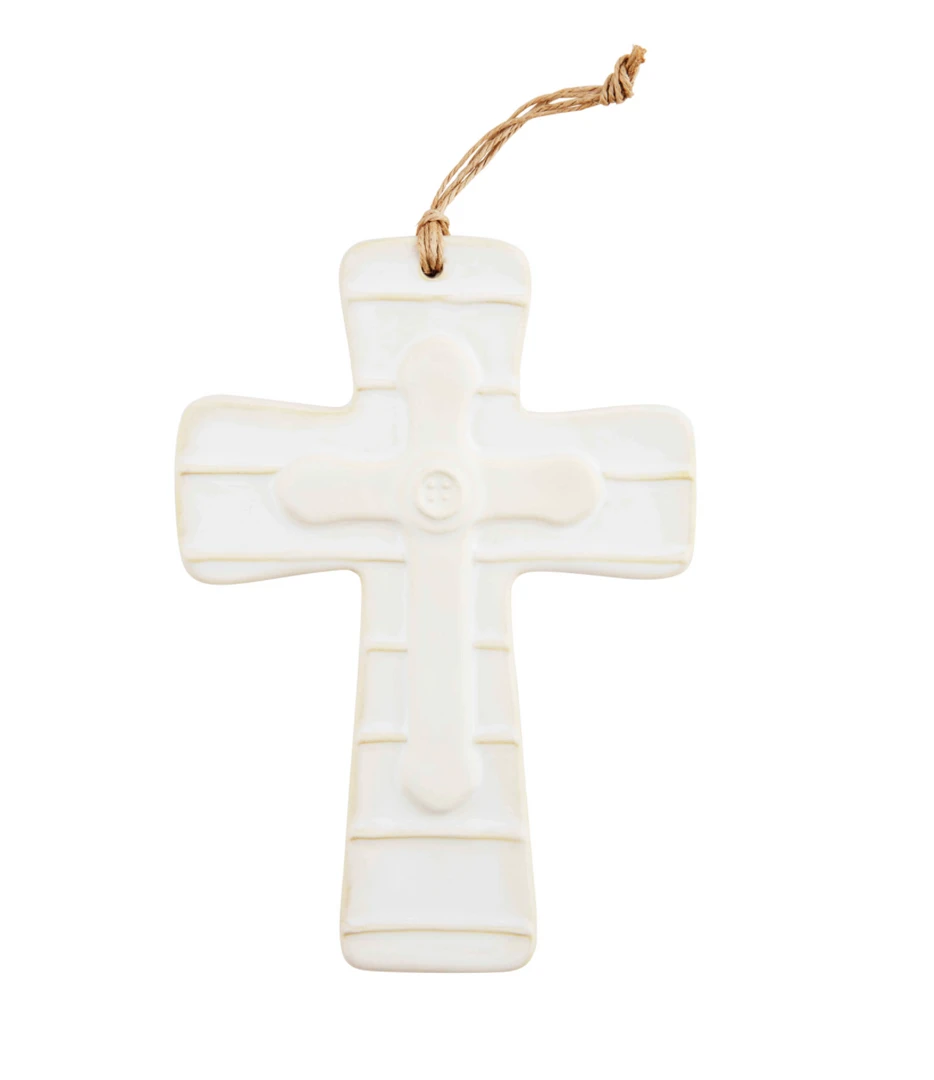 Mudpie Large Layered Stoneware Cross - Elegant Home Decor for Lifestyle Enthusiasts 3 Mudpie Large Layered Stoneware Cross