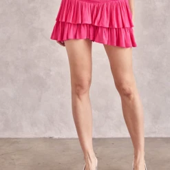 Idem Ditto Bottoms Taylor Smocked Ruffle Skort