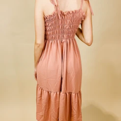 Ces Femme Bree Smocked Midi Dress - Elegant Women's Summer Dress 7 Ces Femme Bree Smocked Midi Dress