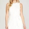 She + Sky Dresses Kelly Sleeveless Pleated Dress