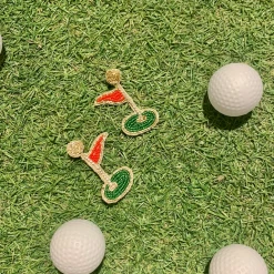 Golden Stella Jewelry Hole In One Earrings