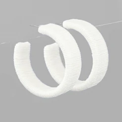 Golden Stella Jewelry Thread Wrap Hoops