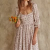 By Together Ruth Floral Babydoll Dress
