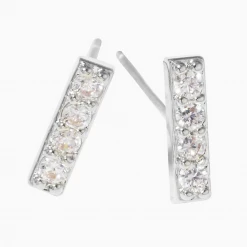 TRENDY Wholesale Gold Dipped Bar Studs Jewelry