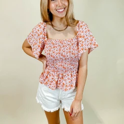 Mittoshop Maren Floral Smocked Top
