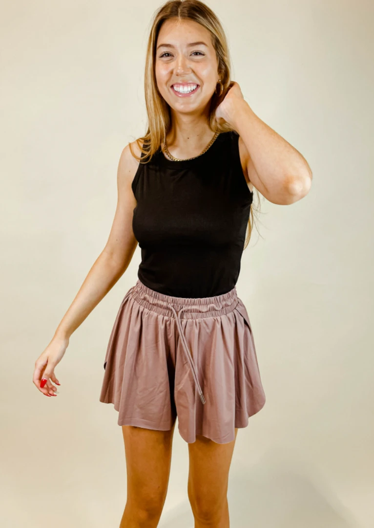 Love Tree Reese Flowy Fitness Shorts - High-Waisted Yoga Shorts for Women | Athleisure & Loungewear 8 Love Tree Reese Flowy Fitness Shorts