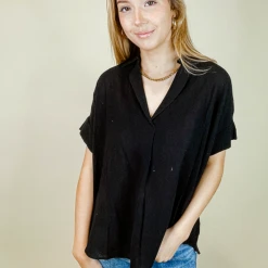 HYFVE Tops Lucky Charm Flowy Blouse