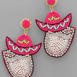 Golden Stella Jewelry Sombrero Shot Earrings